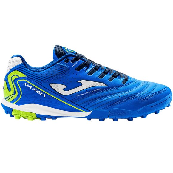 Buty piłkarskie Joma Maxima 2304 Turf niebiesko-zielone fluor MAXS2304TF