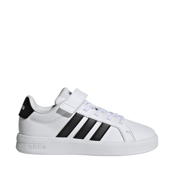 Buty dla dzieci adidas Grand Court 3.0 białe HP3531