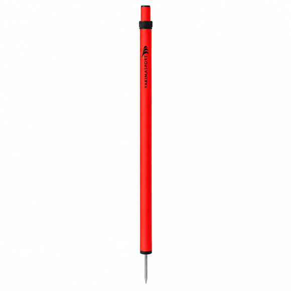 10x Tyczka treningowa i slalomowa 170cm - teleskopowa, składana tyczki Czerwony