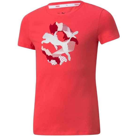 Koszulka dla dzieci Puma Alpha Tee G różowa 589228 35