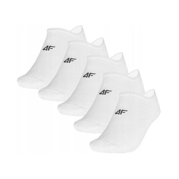 Skarpety 4F F475 5 pak białe 4FWMM00USOCF475 10S