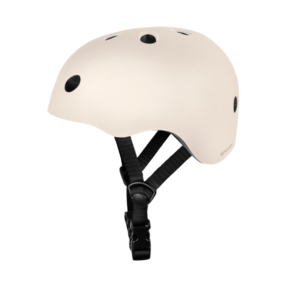 Kask rowerowy Spokey Peanut 54-58 cm beżowy 946436