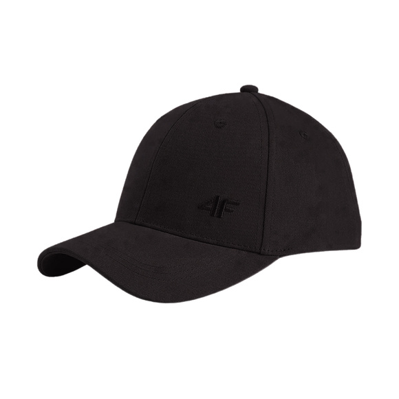 Czapka z daszkiem 4F U552 głęboka czerń 4FWSS26ACABU552 20S