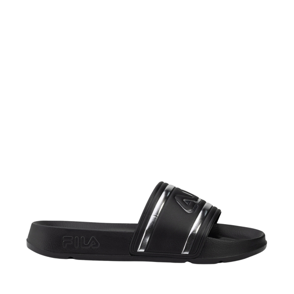 Klapki damskie Fila Morro Bay Logo czarno-szare FFW0102 83162