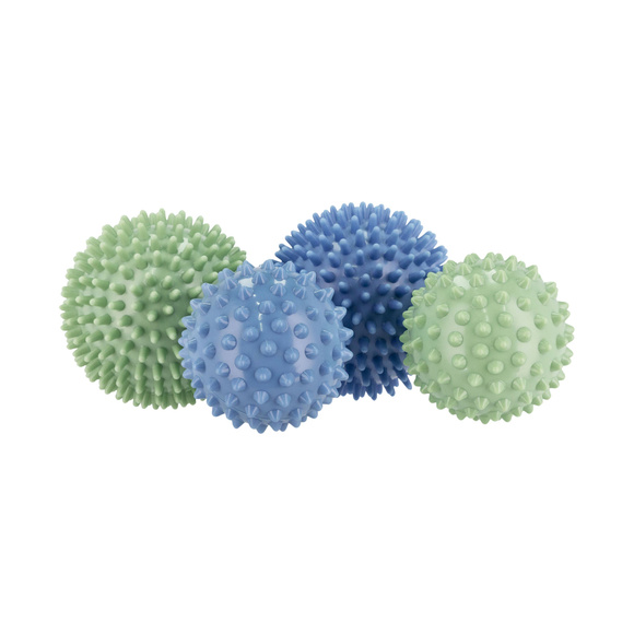 Piłki sensoryczne Spokey Grespi Duo 4 szt. zielono-niebieskie 941537