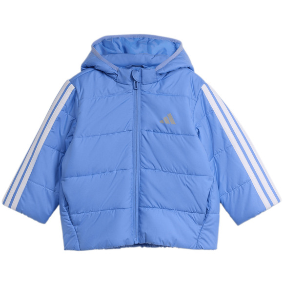 Kurtka dla dzieci adidas Essentials 3-Stripes niebieska JL7464