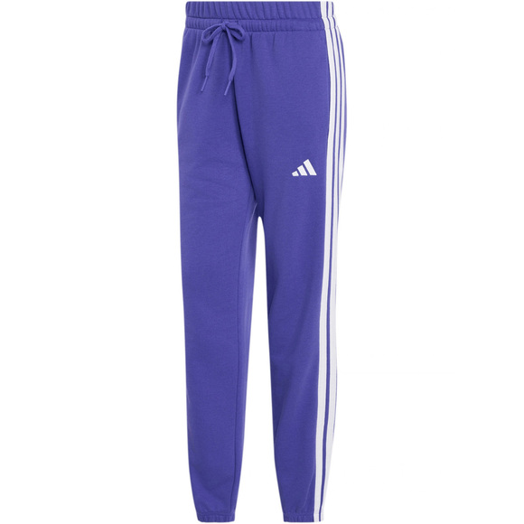 Spodnie damskie adidas Essentials 3-Stripes French Terry Cuffed fioletowe KF8340