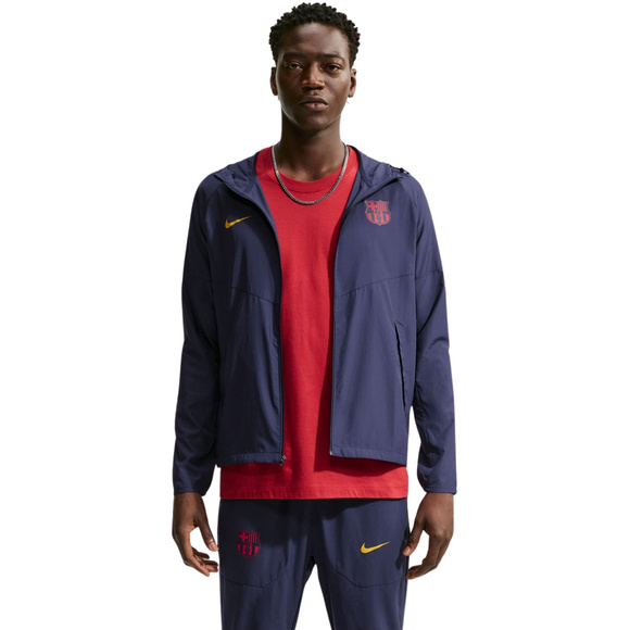 Kurtka męska Nike FC Barcelona City Side granatowa IO3430 498