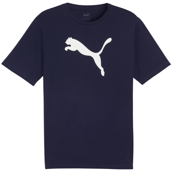 Koszulka męska Puma Team Rise Logo Jersey Cotton granatowa 658705 06