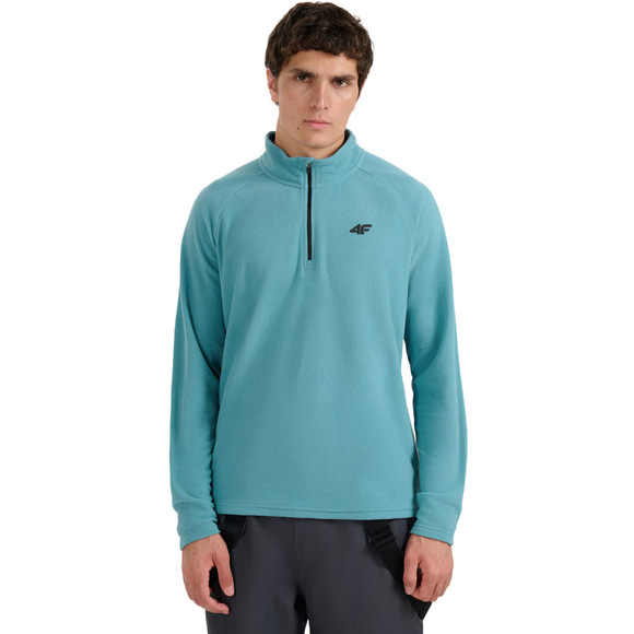 Bluza polarowa męska 4F M065 morska zieleń 4FWAW25UFLEM065 46S