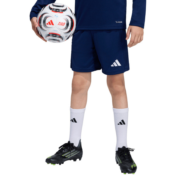 Spodenki dla dzieci adidas Entrada 26 granatowe JZ9130