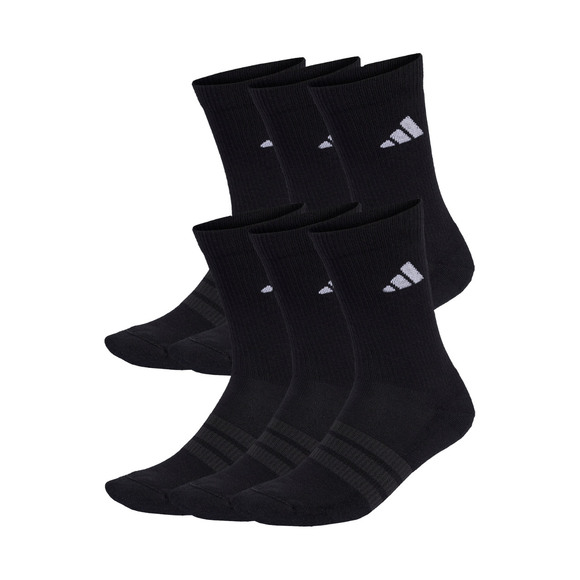 Skarpety adidas Cushioned Crew 6 par czarne KE5499