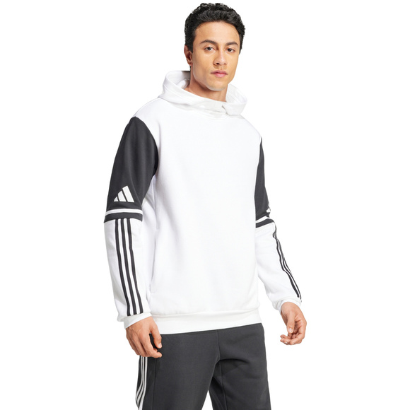 Bluza męska adidas Squadra 25 Sweat Hoodie biało-czarna JD2976