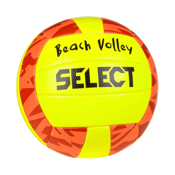 Piłka siatkowa plażowa Select VB Beach Volley v25 żółto-pomarańczowa 400014