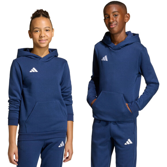 Bluza dla dzieci adidas Entrada 26 Hoody granatowa JZ6567