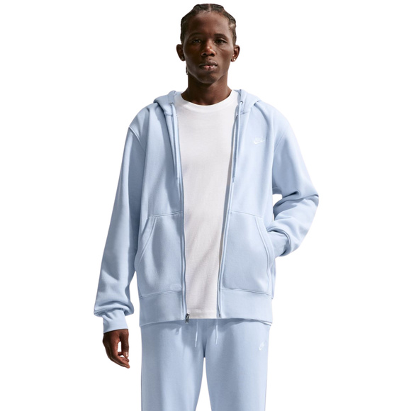 Bluza męska Nike Club BB FZ Hoodie błękitna FN3861 407