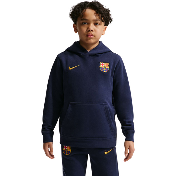 Bluza dla dzieci Nike FC Barcelona Club granatowa II3718 498