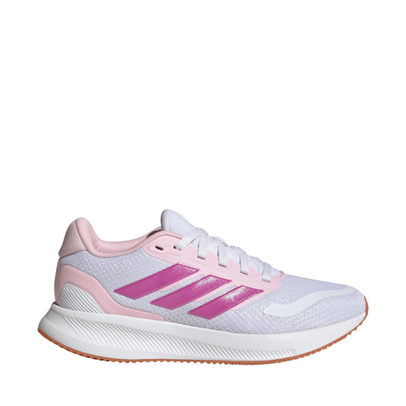 Buty dla dzieci adidas Runfalcon 5 biało-różowe JP9396