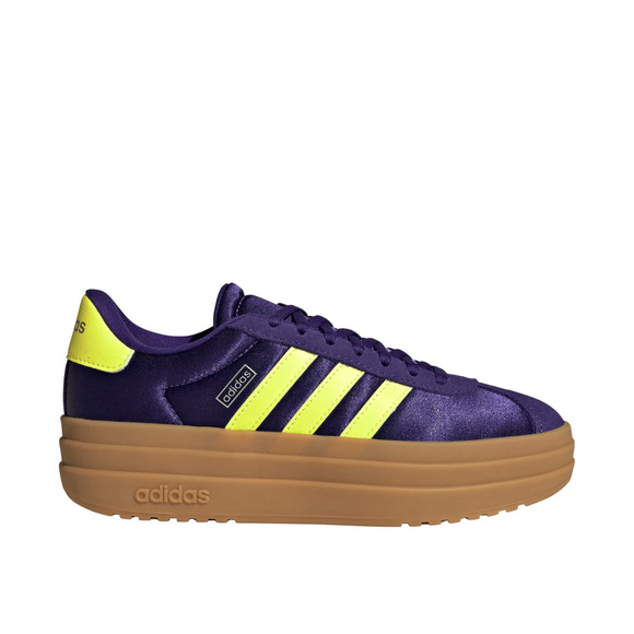 Buty dla dzieci adidas VL Court Bold fioletowo-żółte JQ1874