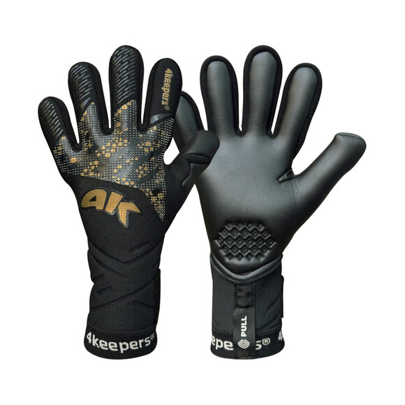 Rękawice bramkarskie 4Keepers Elite Drake NC Junior czarne