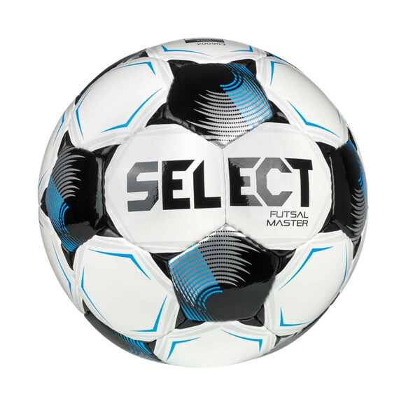 Piłka nożna Select Futsal Master FIFA Basic biało-czarno-niebieska 200953 310019