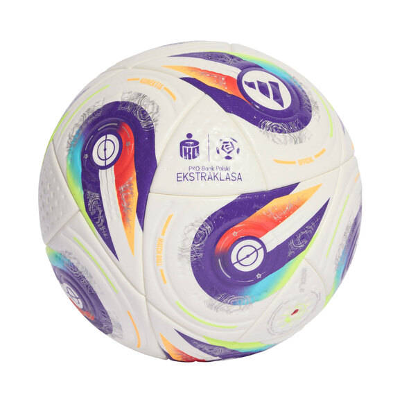 Piłka nożna adidas Ekstraklasa Pro kolorowa JY1297 
