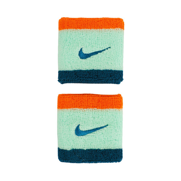 Frotki na rękę Nike Swoosh Wristbands 2 szt. zielone N1012405322