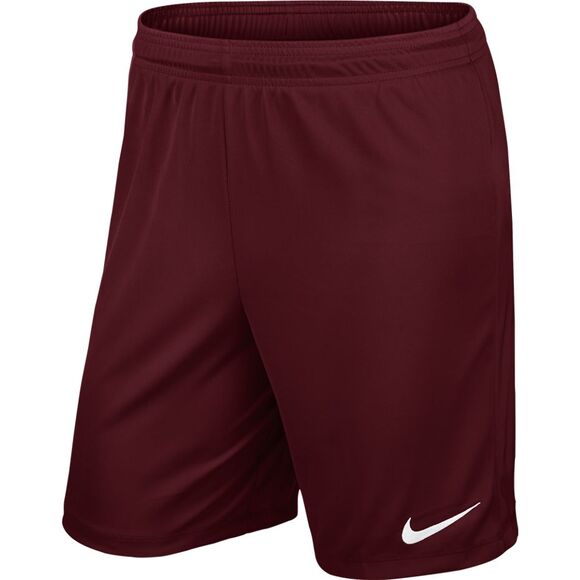 Spodenki męskie Nike Park II Knit Short NB bordowe 725887 677