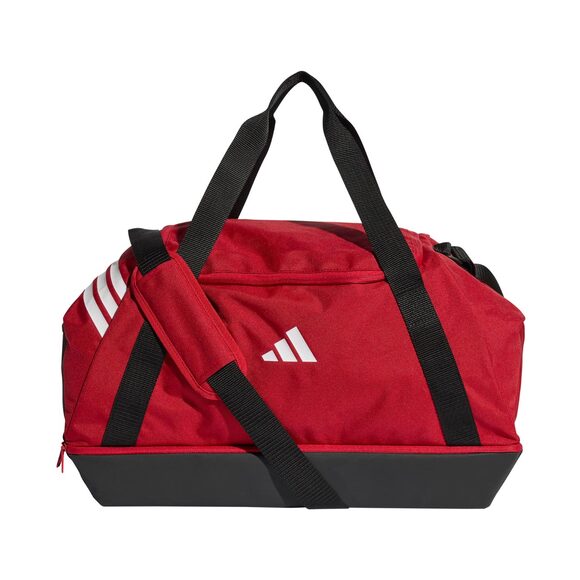Torba adidas Tiro Duffle Medium With Bottom Compartment czerwona JY7953