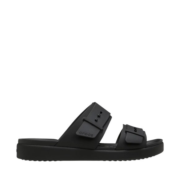 Klapki damskie Crocs Brooklyn Buckle Low czarne 211215 001