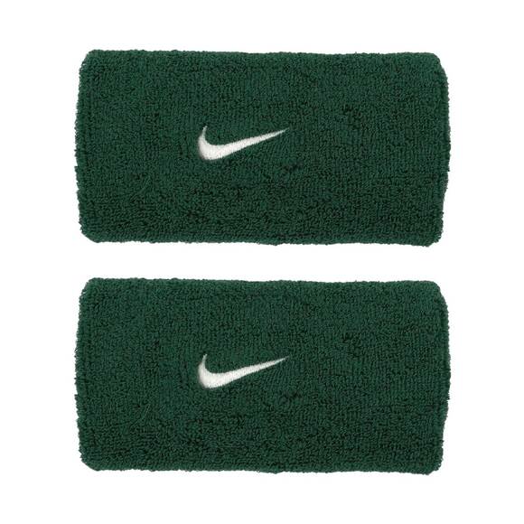 Frotki na rękę Nike Swoosh Wristbands 2 szt. zielone N1012406319