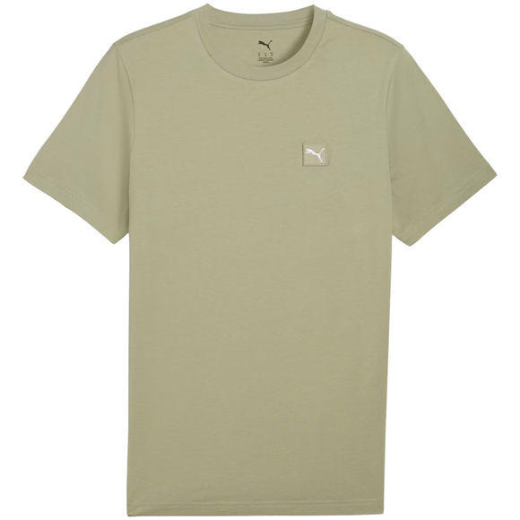 Koszulka męska Puma Ess Elevated Tee oliwkowa 684726 82