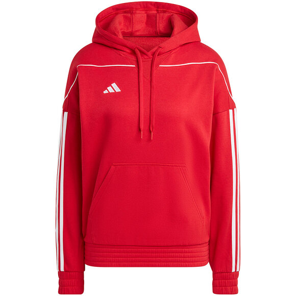 Bluza damska adidas Tiro 23 League Sweat Hoodie czerwona HS7234