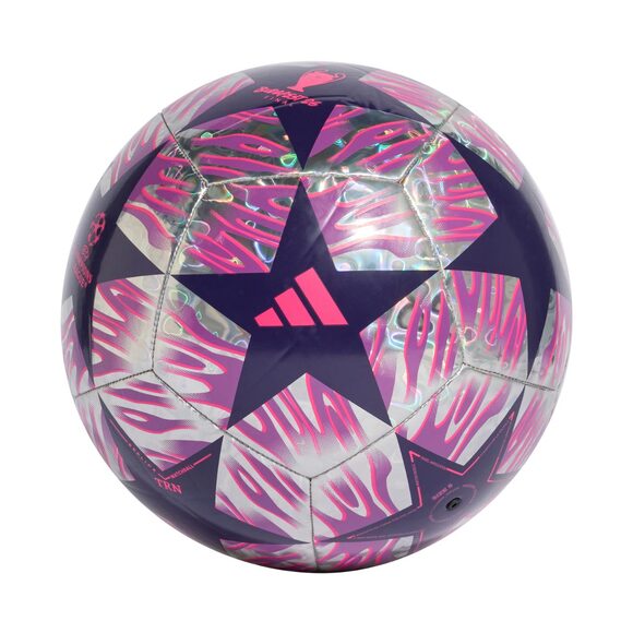 Piłka nożna adidas UCL 25/26 Final Training Foil fioletowa JX9104