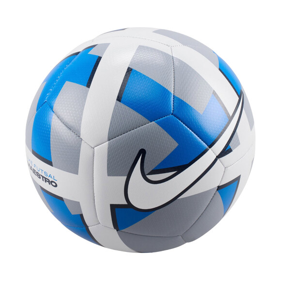 Piłka nożna Nike Maestro Futsal biało-szaro-niebieska HV5100 464