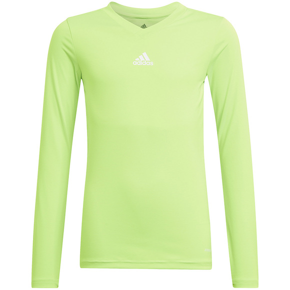 Koszulka dla dzieci adidas Team Base Tee limonkowa GN7513