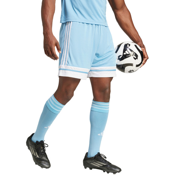 Spodenki męskie adidas Squadra 25 błękitne JH3407