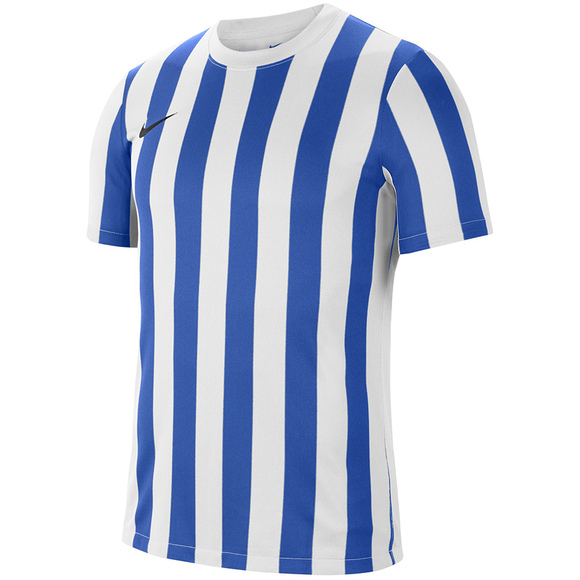 Koszulka męska Nike Striped Division IV JSY SS niebiesko-biała CW3813 102