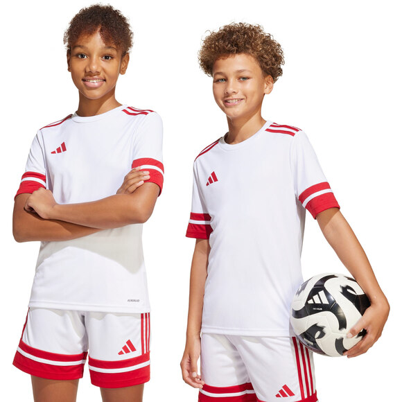 Koszulka dla dzieci adidas Squadra 25 Jersey biała JJ0059