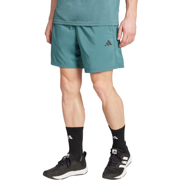 Spodenki męskie adidas Train Essentials Woven Training zielone JW2493 