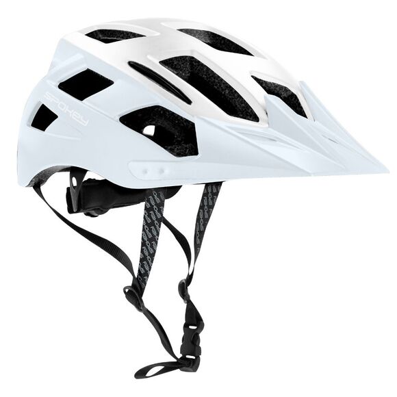 Kask rowerowy z oświetleniem Spokey Pointer biały L 941261