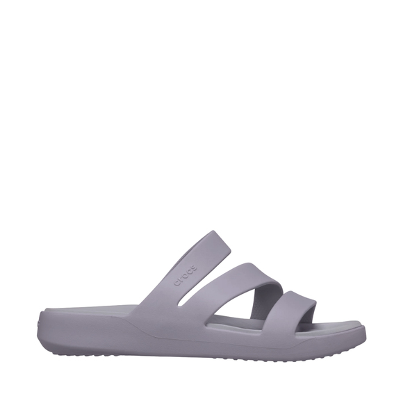 Klapki damskie Crocs Gataway Strappy Sandal fioletowe 209587 5PS