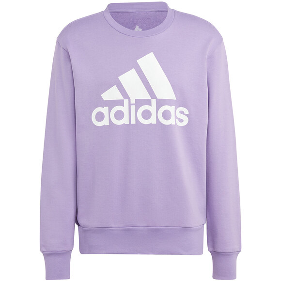 Bluza męska adidas Essentials French Terry Big Logo fioletowa IC9327