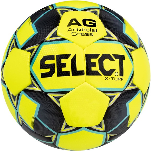 Piłka nożna Select X-Turf 4 2019 żółto-niebieska 14994 