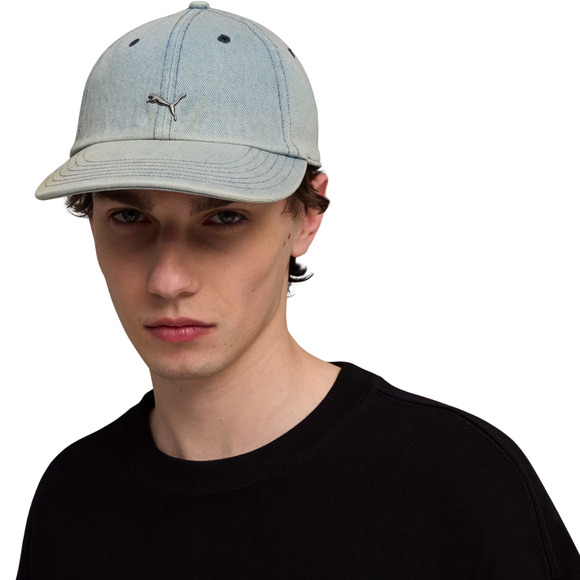 Czapka z daszkiem Puma Wardrobe Ess Matal Dad niebieska 25968 07