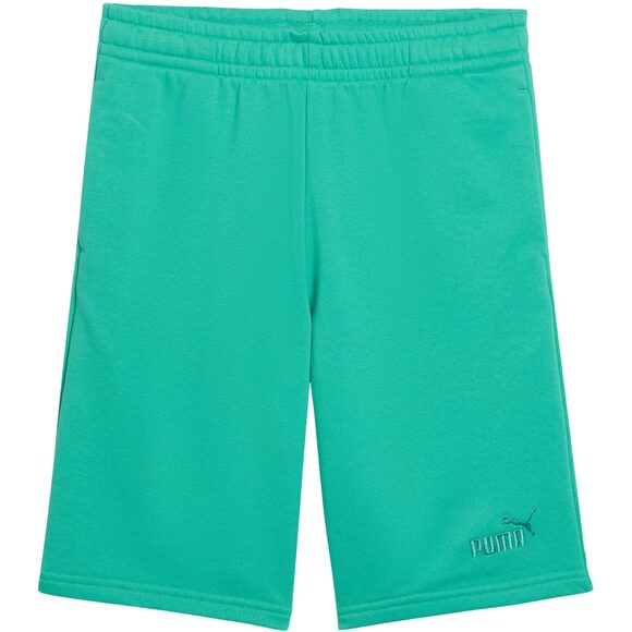Spodenki dla dzieci Puma ESS Small No.1 Logo zielone 692974 40