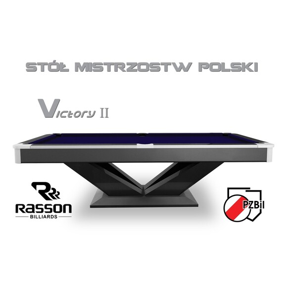 Stół bilardowy RASSON VICTORY II BLACK 8ft