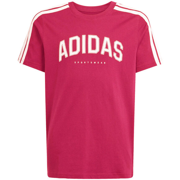 Koszulka dla dzieci adidas Codes Collegiate Graphic Tee różowa KA9764