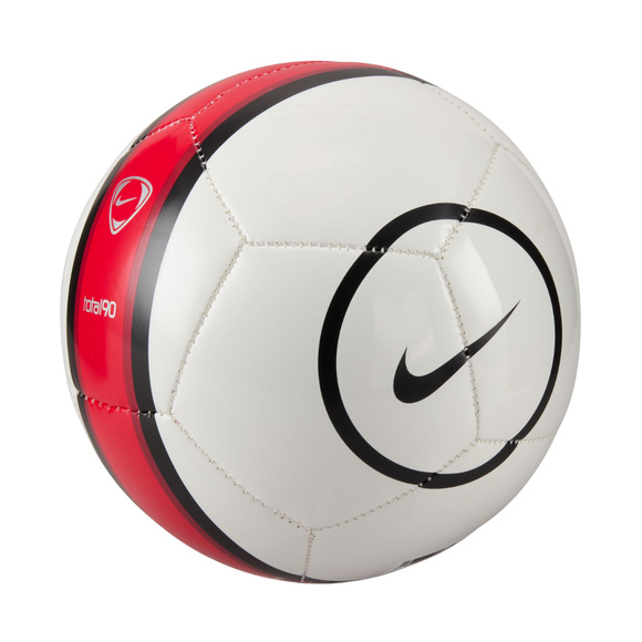 Piłka nożna Nike Skills T90 mini biało-czerwona IH7533 100