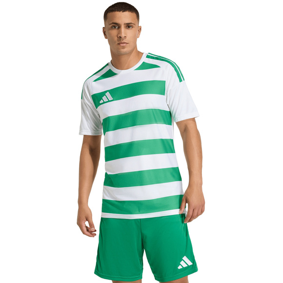 Koszulka męska adidas Hooped 26 Jersey biało-zielona KF3393